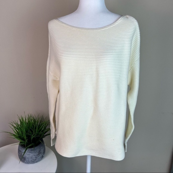 14th and Union womens boatneck ribbed sweater - Picture 2 of 13